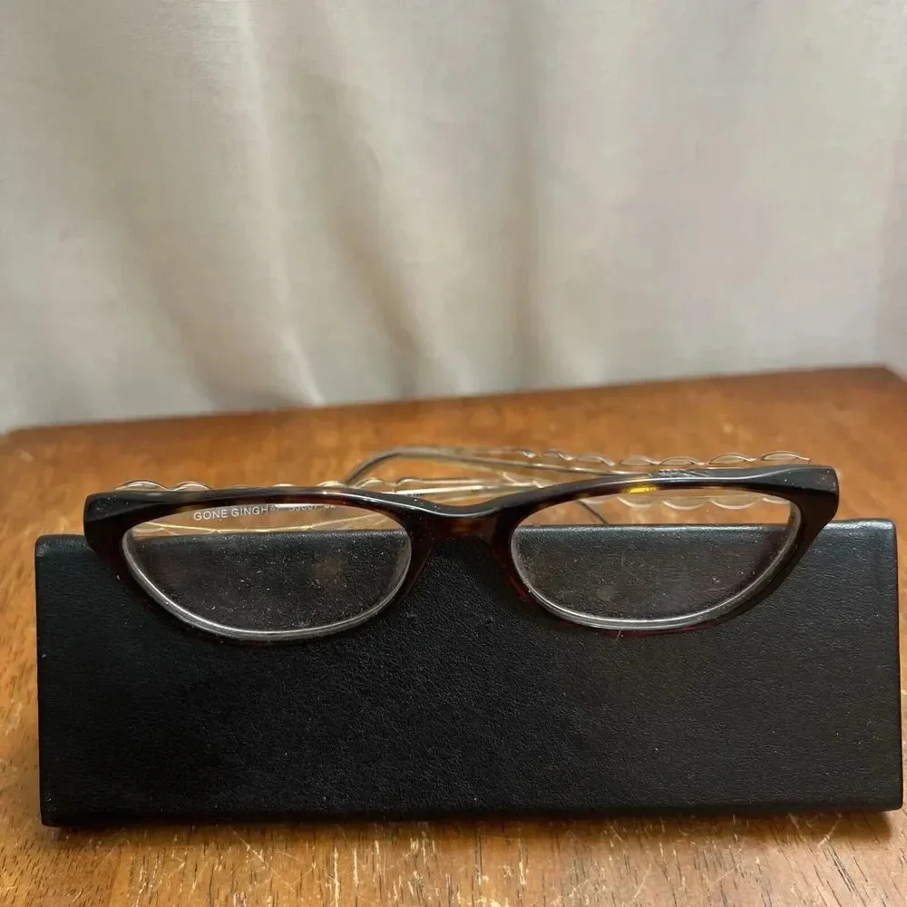 BETSEY JOHNSON WOMENS‎ EYEGLASSES Gone gingham BJ067 52-17-140 MM - Picture 3 of 12